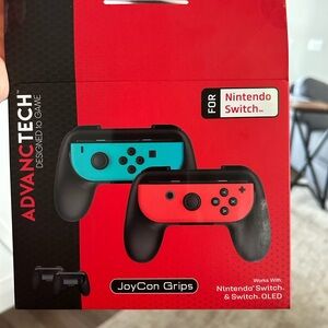 T.J.Maxx ADVANCETECH JoyCon Grips - Red and Blue